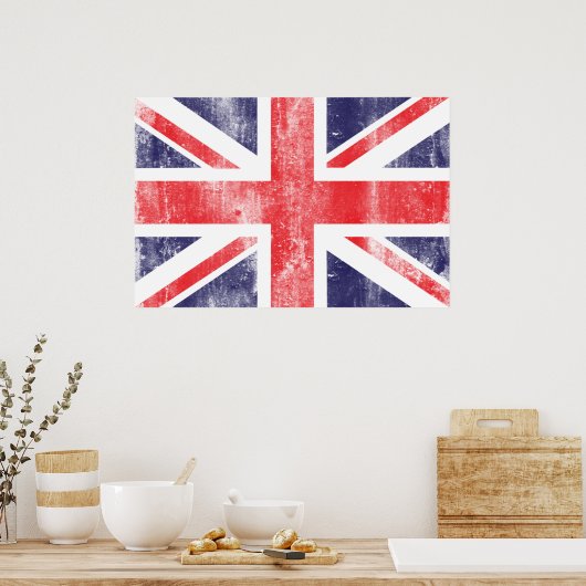 Poster du drapeau vintage (Cuisine)