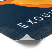 Poster du Étiquette de fruits Vintages Persimon (Coin)