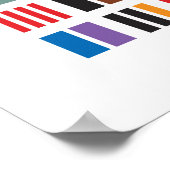 Poster du facteur premier - blanc (Coin)