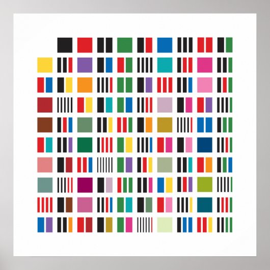 Poster du facteur premier - blanc (Devant)