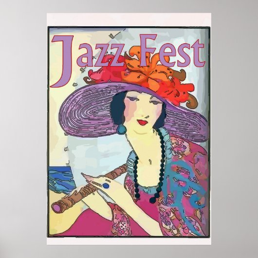 Poster du Festival de Jazz (Devant)