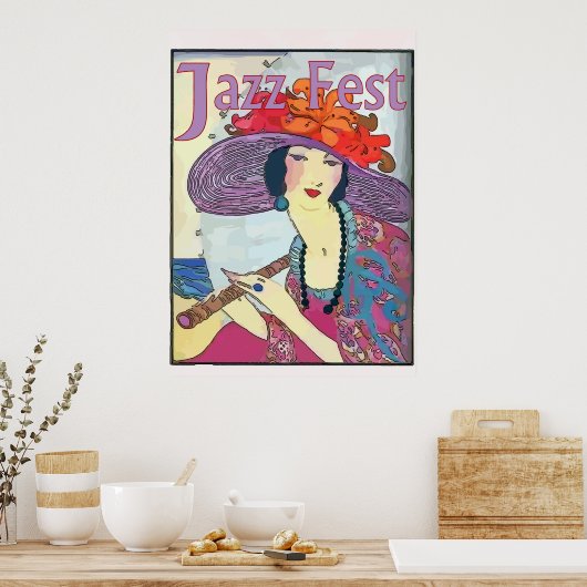 Poster du Festival de Jazz (Cuisine)