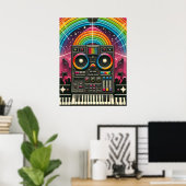 Poster du Festival de musique (Bureau à domicile)