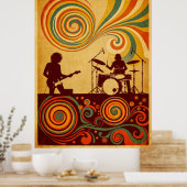 Poster du Festival Psychedélique Hippie Era les an (Cuisine)