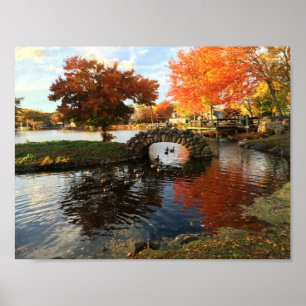 Poster du feuillage d'automne
