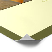 Poster du feuille Gently Bowing par gretchen (Coin)