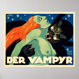 Poster du film Vintage Der Vampyr 1920 Expressionn