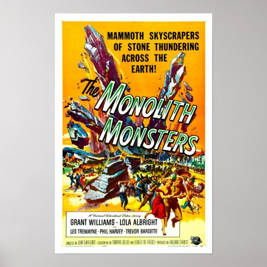 Poster du film Vintage Monolith Monsters (Devant)