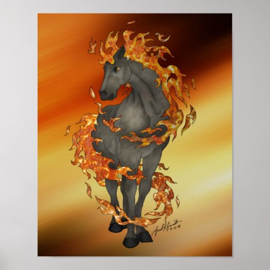 Poster du Fire Horse (16x20) (Devant)