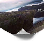 Poster du fjord de Norvège (Coin)