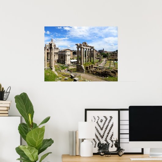 Poster du Forum Romain (Bureau à domicile)