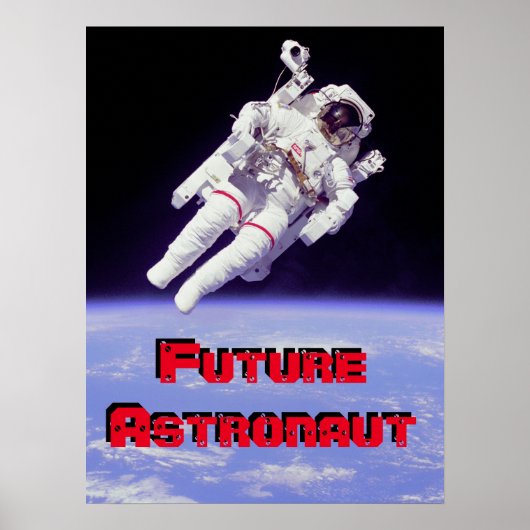 Poster du futur astronaute (Devant)