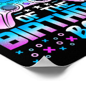 Poster Du garçon d'anniversaire - Jeu vidéo d'anniversair (Coin)