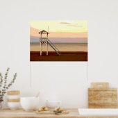 Poster du gardien de sauvetage sur la plage (Cuisine)