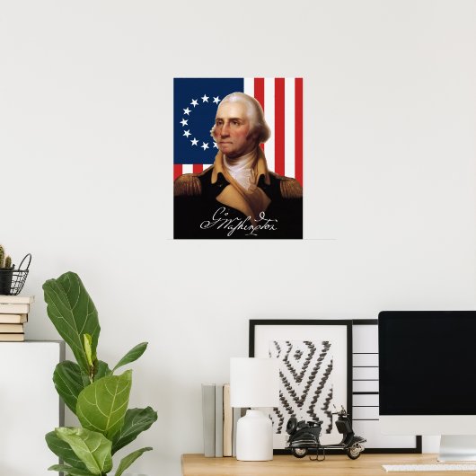 Poster du général George Washington (Bureau à domicile)