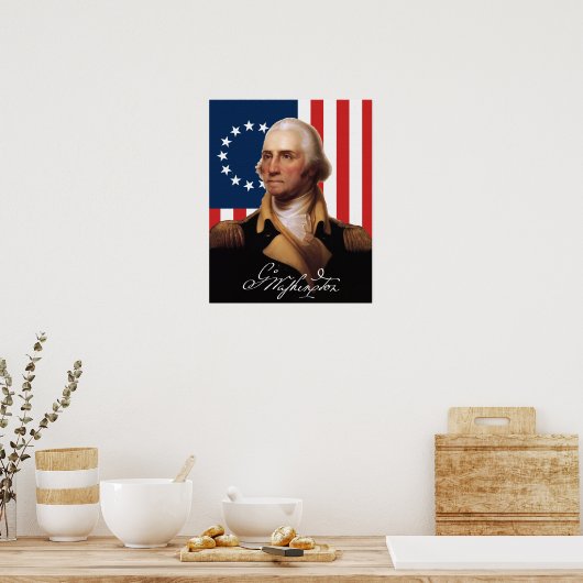 Poster du général George Washington (Cuisine)