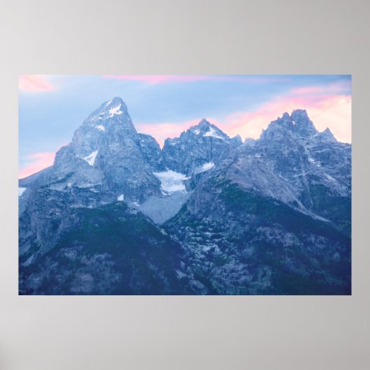 Poster du glacier Grand Tetons (Devant)