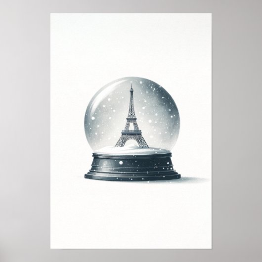 Poster du Globe des neiges Tour Eiffel (Devant)