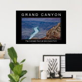 Poster du Grand Canyon 4820 noir (Bureau à domicile)