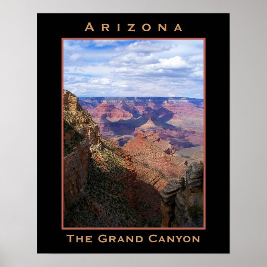 Poster du Grand Canyon de l'Arizona South Rim (Devant)