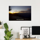 Poster du Grand Canyon Sunset 1 (Bureau à domicile)