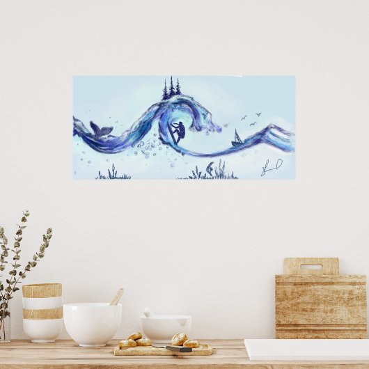 Poster du grand graffiti (Cuisine)