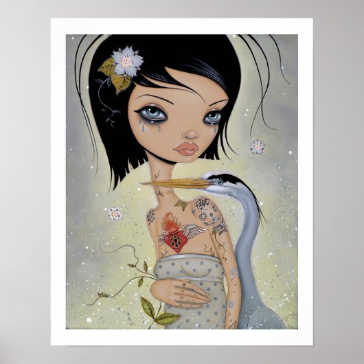 Poster du Grand Héron bleu (Devant)