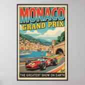 Poster du Grand Prix de Monaco 1966 (Devant)
