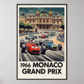 Poster du Grand Prix de Monaco 1966 (Devant)