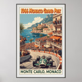 Poster du Grand Prix de Monaco 1966 (Devant)