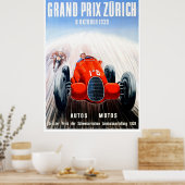 Poster du Grand Prix de Zurich 1939 (Cuisine)