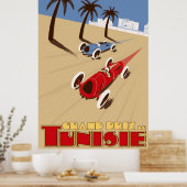 Poster du Grand Prix Tunisie 1935 (Cuisine)