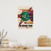 Poster du Grand Tour Vintage Space Travel (Cuisine)