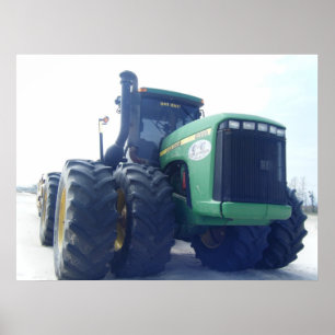 Poster du grand tracteur vert