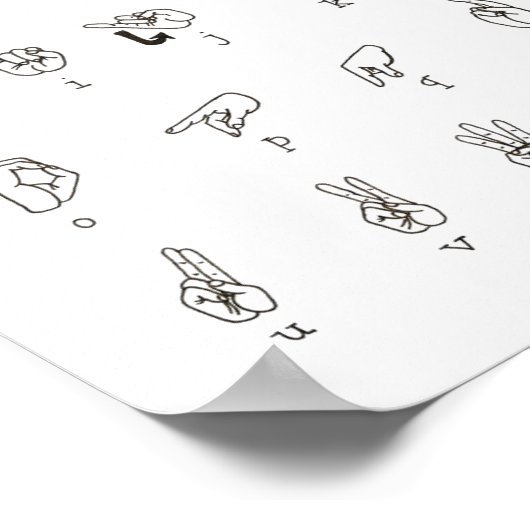 Poster du graphique ASL (Coin)