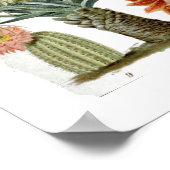 Poster du graphique Cactus vintage (Coin)