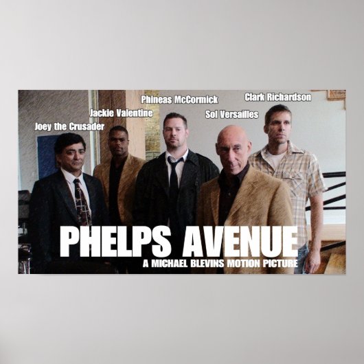 Poster du groupe Phelps Avenue (Devant)