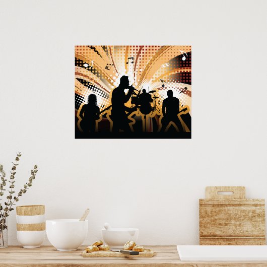 Poster du groupe Rock (Cuisine)