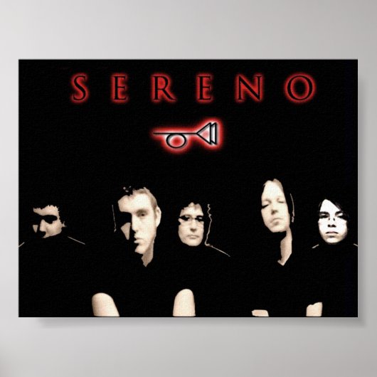 Poster du groupe Sereno (Devant)