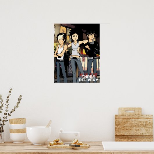 Poster du groupe Three Delivery™ (Cuisine)