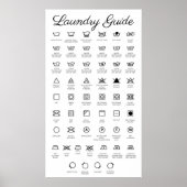 Poster du guide de blanchisserie (Devant)