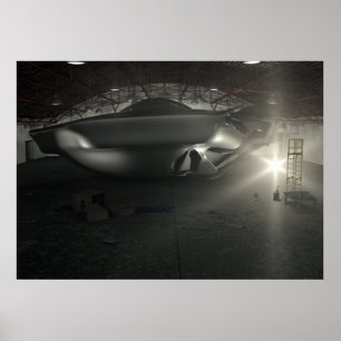 Poster du hangar Roswell UFO