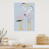 Poster du Héron bleu (Cuisine)