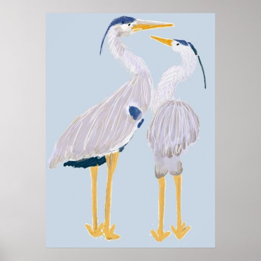 Poster du Héron bleu (Devant)