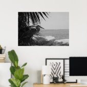 Poster du Héron bleu (Bureau à domicile)