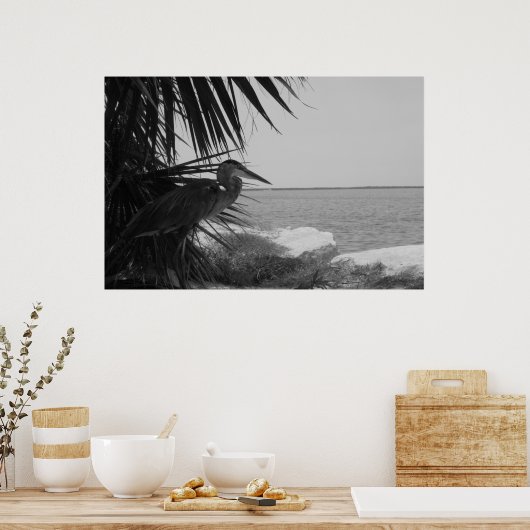 Poster du Héron bleu (Cuisine)