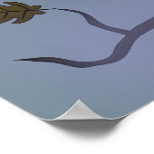 Poster du hibou sur la branche (Coin)