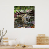 Poster du jardin arrosé (Cuisine)