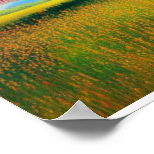 Poster du jardin au printemps (Coin)