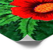 Poster du jardin de fleurs (Coin)